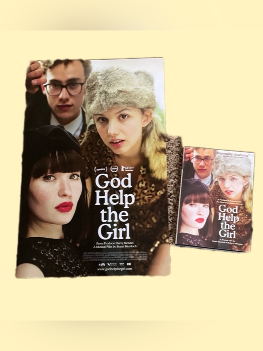 God Help The Girl Movie Poster & DVD-Emily Browning, Belle & Sebastian, Retro 🌸 - Picture 1 of 4